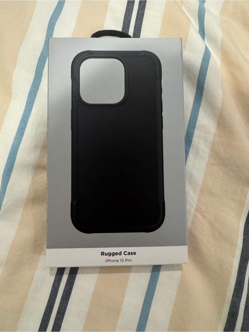 Nomad Goods Rugged Case Black iPhone 15 Pro